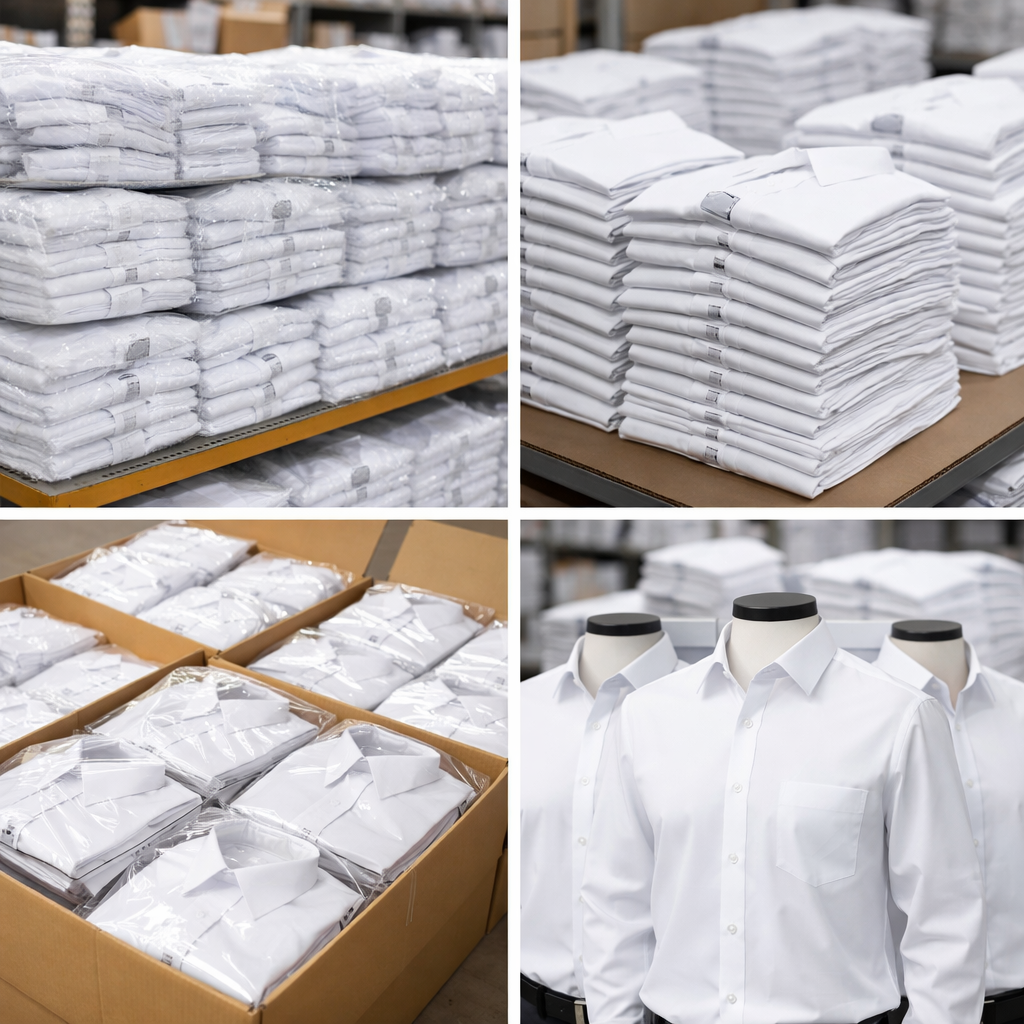 white shirts bulk supplier Dubai