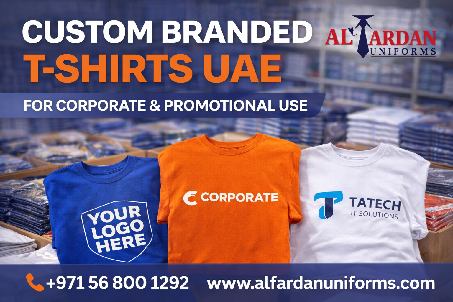 Custom branded t-shirts UAE