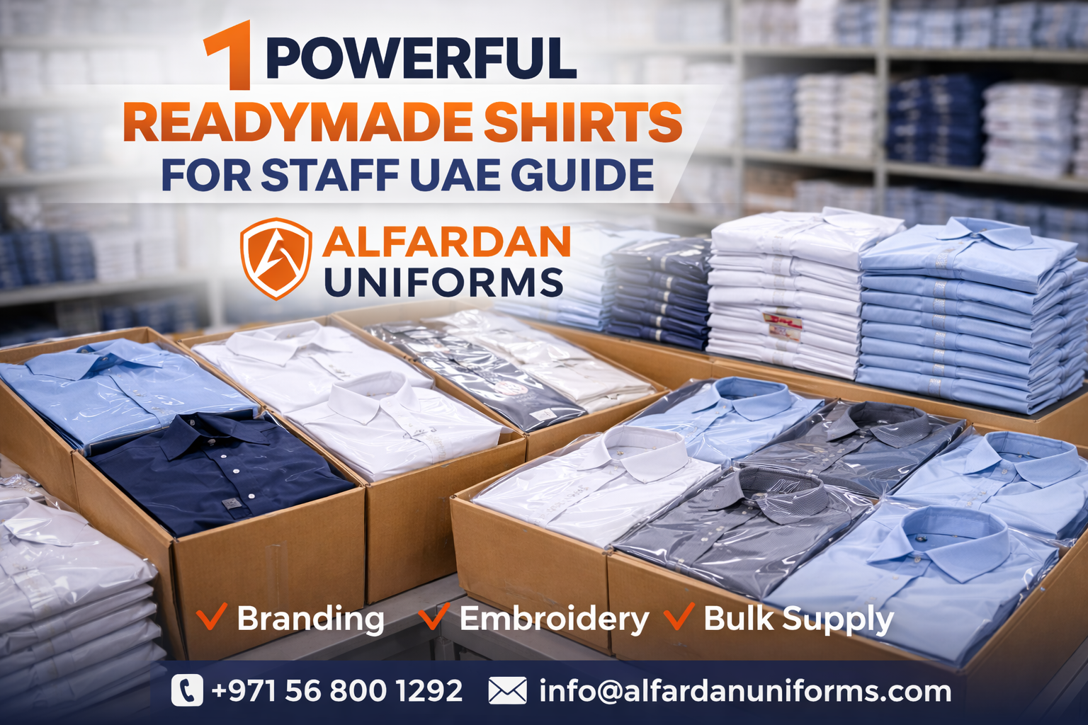 readymade shirts for staff UAE