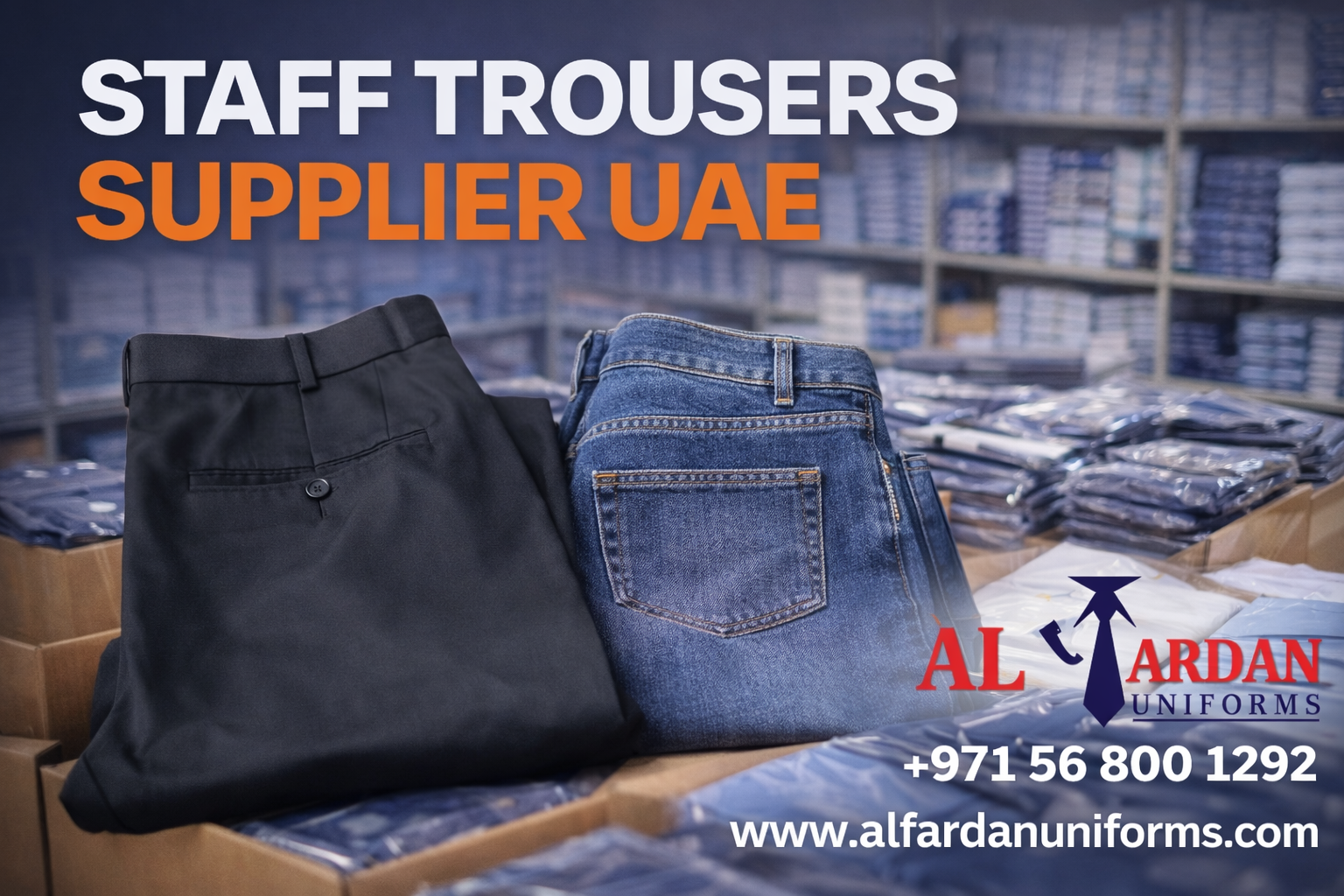 staff trousers supplier UAE