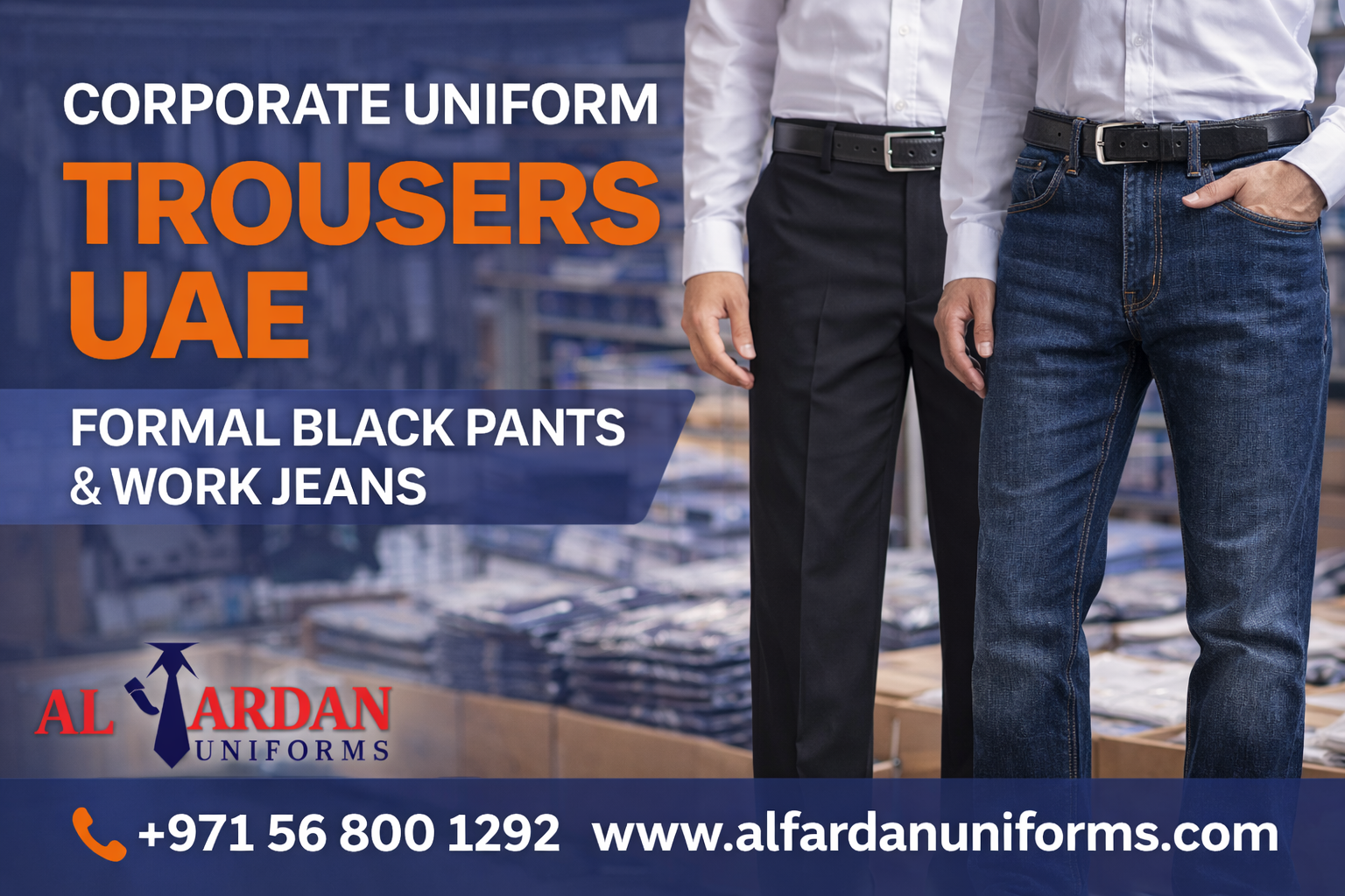 Home 34 Bulk Uniform Manufacturer in UAE Corporate Uniform Trousers UAE