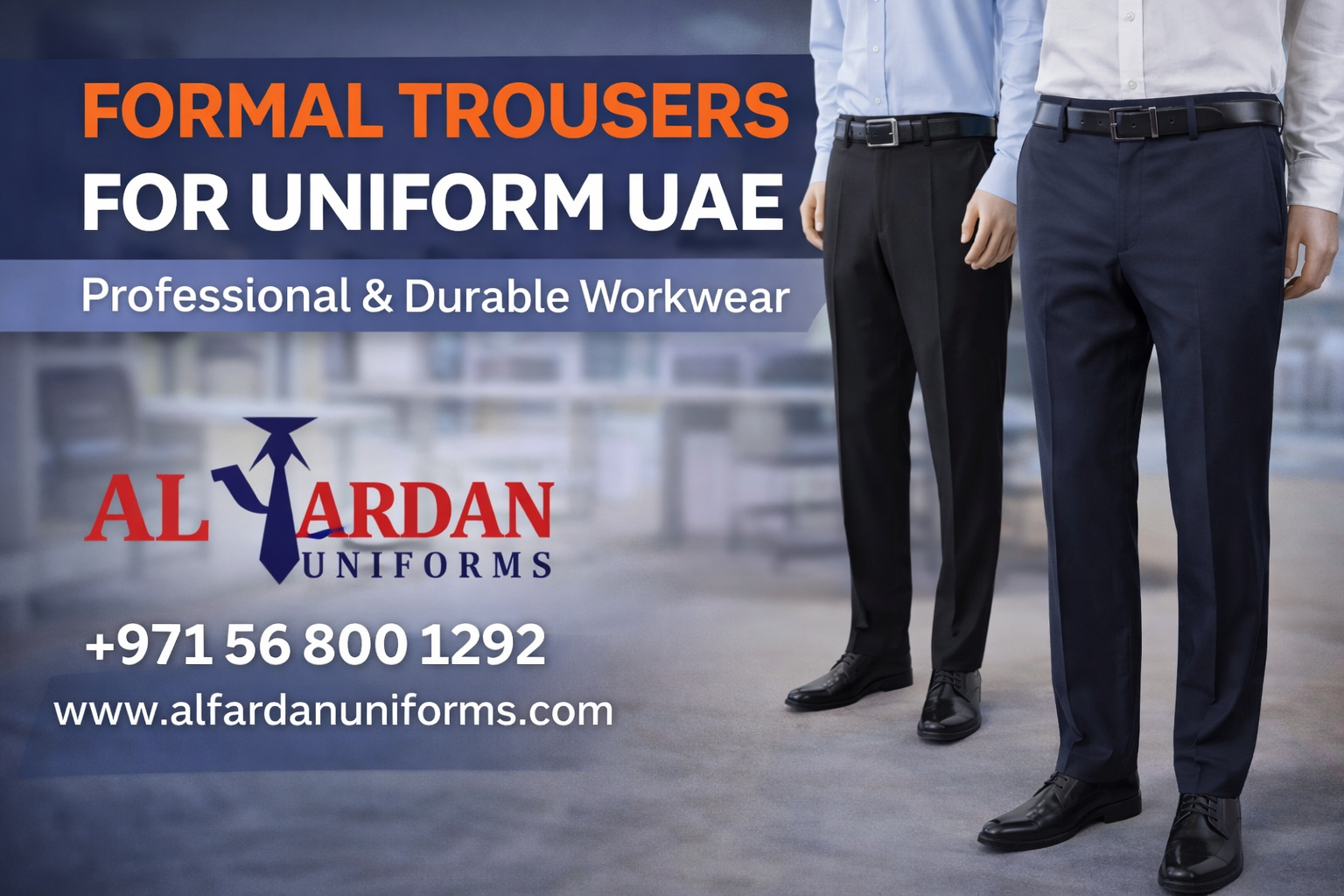 formal trousers for uniform UAE