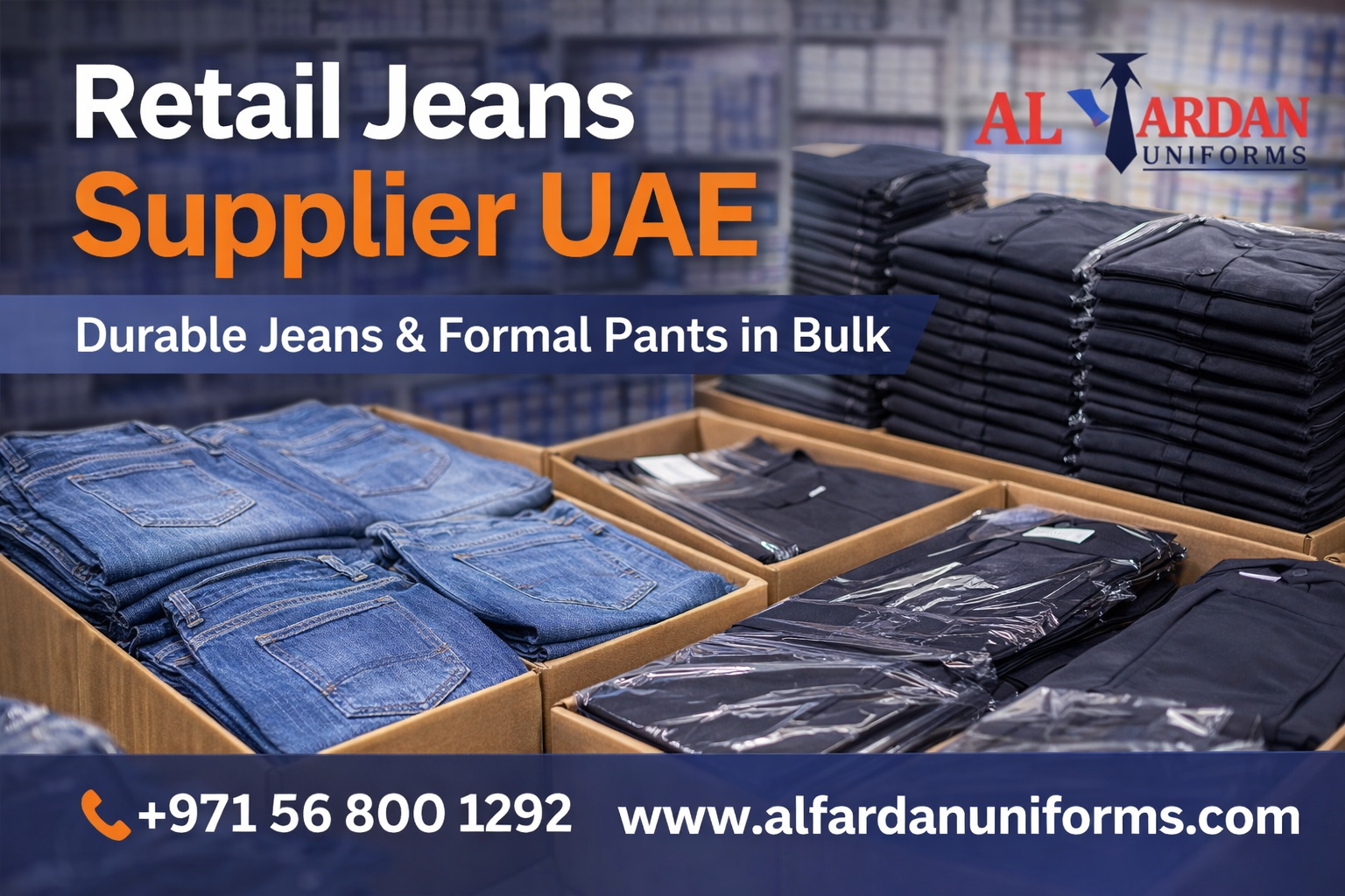 Home 34 Bulk Uniform Manufacturer in UAE retail jeans supplier UAE